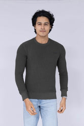 Grey full-sleeve sweatshirt